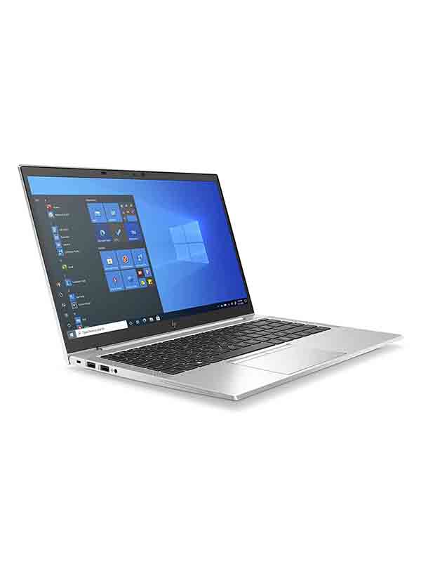 HP EliteBook 830 G8 Laptop, 11th Gen Intel Core i5-1145G7, 8GB RAM, 256GB SSD, Intel Iris Xe graphics, 14inch FHD LED UWVA Display, Windows 11 Pro, English & Arabic Keyboard, Silver with 3 Years Warranty | 26D60AV