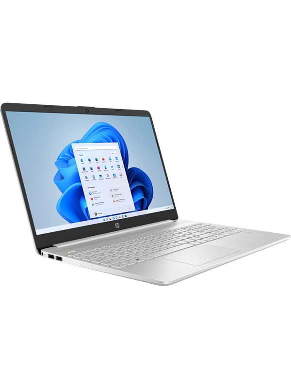 HP Laptop 15-dw3392ne, 11th Gen Intel Core i7-1165U, 16GB RAM, 512GB SSD, Nvidia GeForce MX450 2GB Graphics, 15.6inch FHD Display, Windows 11 Home, English & Arabic Keyboard, Silver with Warranty | 6Y7T1EA