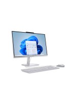Lenovo A100 F0J60043PS All-in-One Desktop PC, Intel Core i3-N305, 8GB DDR4-3200, 512GB PCIe NVMe SSD, 23.8-inch FHD IPS 60Hz, Wi-Fi 6, Wireless English Keyboard & Mouse, DOS, Cloud Grey