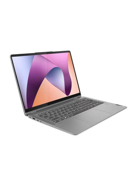 Lenovo IdeaPad Flex 5 14ABR8 2-in-1 Laptop, AMD Ryzen 7 5825U, 16GB LPDDR4X-4266, 1TB PCIe NVMe SSD, 14-inch WUXGA IPS Touchscreen, AMD Radeon Graphics, Windows 11 Home, Backlit English-Arabic Keyboard, Arctic Grey