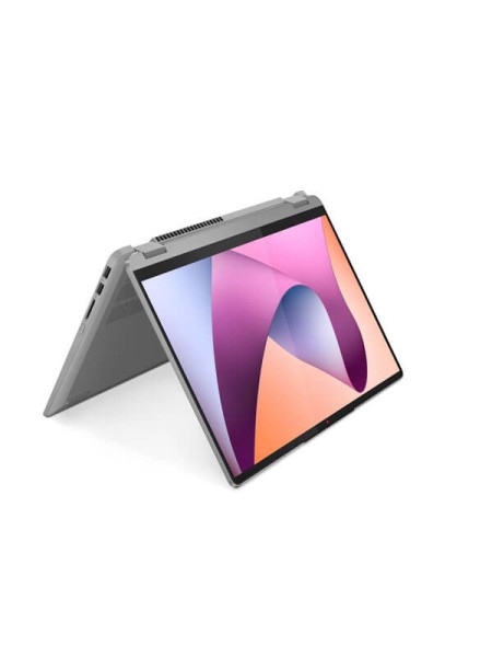 Lenovo IdeaPad Flex 5 14ABR8 82XX0081AX 2-in-1 Laptop, AMD Ryzen 7 7730U, 16GB LPDDR4X-4266, 512GB PCIe NVMe SSD, 14-inch WUXGA IPS Touchscreen 60Hz, AMD Radeon Graphics, Windows 11 Home, Backlit English-Arabic Keyboard, Grey | 82XX0081AX
