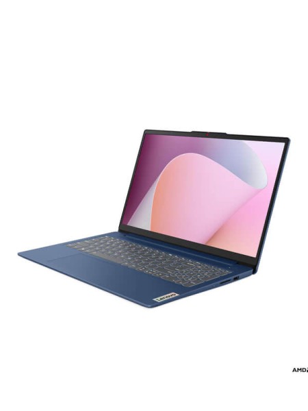 Lenovo IdeaPad Slim 3 15AMN8 82XQ012HUS Laptop, AMD Ryzen 5 40, 8GB LPDDR5-5500 Soldered RAM, 512GB PCIe NVMe SSD, 15.6-inch FHD 60Hz Display, Radeon 610M, Windows 11 Home, Abyss Blue, English Keyboard | 82XQ012HUS
