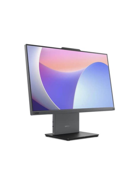 Lenovo ThinkCentre neo 50a 24 Gen 5 12SC00A4GR All-in-One PC, Intel Core 7 240H, 16GB DDR5-5200, 512GB PCIe 4.0 SSD, 23.8-inch FHD IPS 100Hz, Intel Graphics, Wi-Fi 6, Wireless English-Arabic Keyboard & Mouse, DOS, Luna Grey