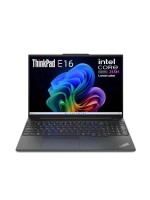 Lenovo ThinkPad E16 Gen 3 21SSS72200 AI Business Laptop, Intel Core Ultra 7 255H, 16GB DDR5-5600, 512GB PCIe 4.0 SSD, 16-inch WUXGA IPS 60Hz, Thunderbolt 4, DOS, Backlit English Keyboard, Black | 21SSS72200