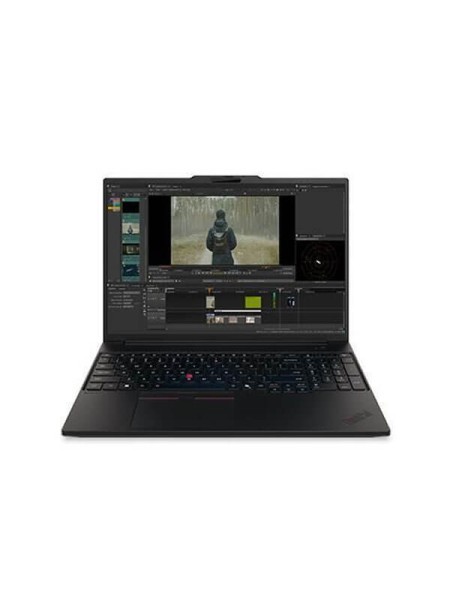 Lenovo ThinkPad P16s Gen 5 21XES03V00 Copilot+ AI Mobile Workstation, Intel Core Ultra 7 356H, 16GB LPCAMM2 LPDDR5X, 512GB PCIe 5.0 NVMe SSD, 16-inch WUXGA IPS 60Hz, Intel Graphics, Windows 11 Pro, Wi-Fi 7, Backlit Arabic Keyboard, Black | 21XES03V00