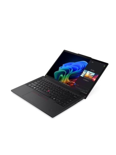Lenovo ThinkPad X1 Carbon Gen 14 Aura Edition 21V7008TGR Copilot+ AI Business Laptop, Intel Core Ultra 7 355, 32GB LPDDR5X-7467, 512GB SSD, 14-inch WUXGA IPS 500-nit Touchscreen, Wi-Fi 7, Windows 11 Pro, Backlit Arabic Keyboard, Black | 21V7008TGR