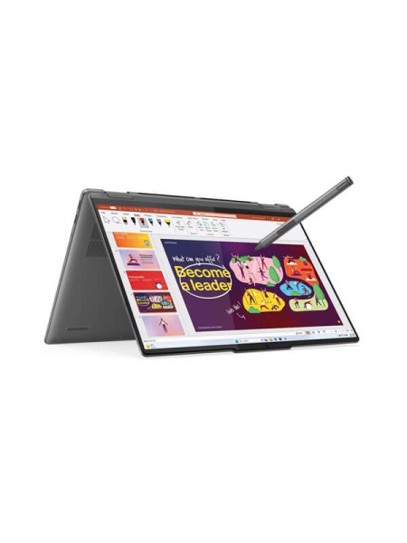 Lenovo Yoga 7 2-in-1 16IML9 83DL0002US AI Laptop, Intel Core Ultra 7 155U, 16GB LPDDR5X-7467, 1TB PCIe 4.0 SSD, 16-inch WUXGA IPS 60Hz Touchscreen, Intel Graphics, Windows 11 Home, Backlit English Keyboard, Storm Grey | 83DL0002US