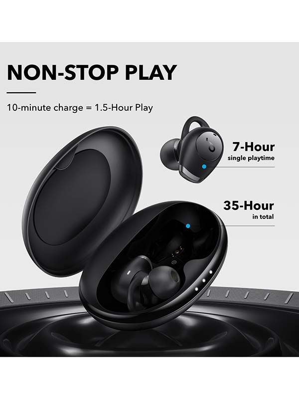 Anker Soundcore Life A2 NC Multi-Mode Noise Cancelling Wireless Bluetooth Earbuds, Black with Warranty 