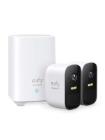 Eufy T88313D2 Security Cam 2C,180 Day Battery, 2Kit with Home Base, White with Warranty 