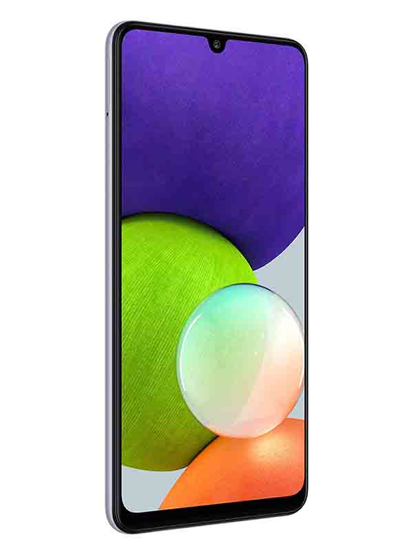 Samsung Galaxy A22 Dual SIM 128GB, 6GB RAM, 4G LTE Smartphone, Violet | Galaxy A22