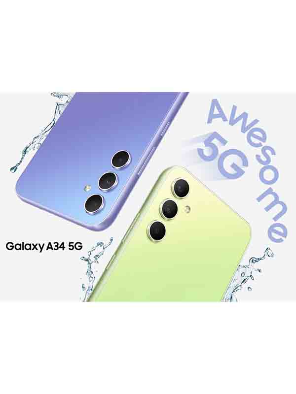 Samsung Galaxy A34 5G 128GB 6GB Dual Sim Smartphone, Black with Warranty