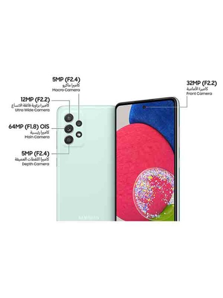 Samsung Galaxy A52s Dual SIM 128GB, 8GB RAM, 5G Smartphone, Mint | Galaxy A52s 