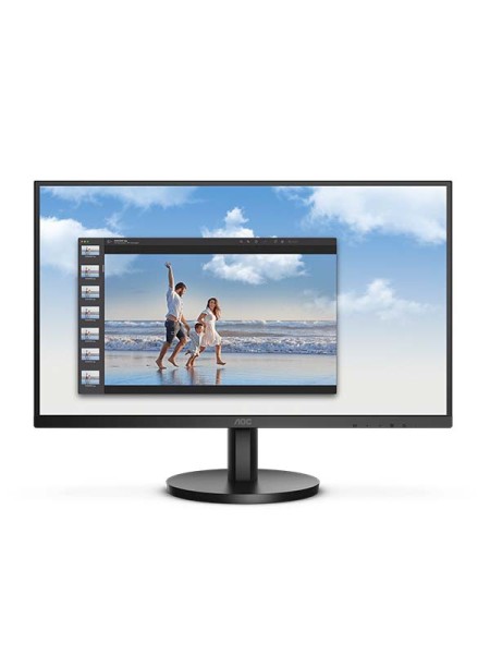 AOC 22B3HM 21.5inch Monitor, FHD (1920 x 1080), 75Hz Refresh Rate, 16:9 Aspect Ratio, 4ms Response Time, Adaptive Sync, HDMI, VGA, Black with Warranty | 22B3HM/89