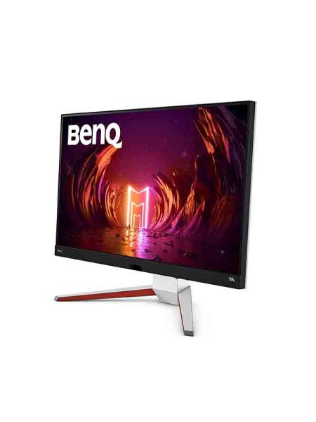 BenQ MOBIUZ EX3210U, 32inch 4K UHD IPS Gaming Monitor, 144Hz 1ms MPRT, HDRi, FreeSync Premium Pro, 98% P3 color coverage, Built-in 2.1ch speakers, Eye-Care, Bezel-less, Black & White with Warranty | BenQ EX3210U