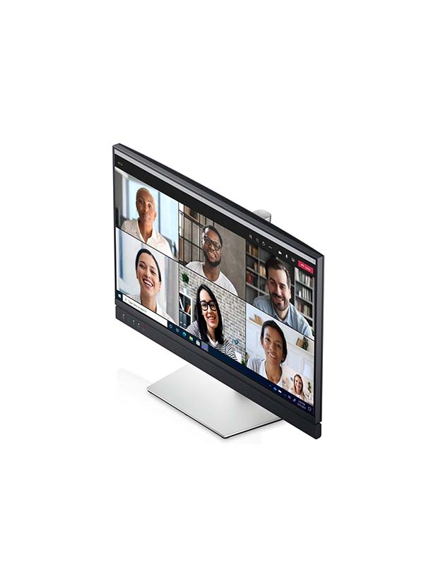 Dell C2722DE 27inch QHD Video Conferencing Monitor, QHD (2560x1440),  60Hz Refresh Rate, IPS Panel, 5MP Camera, Mic, 2x USB-C, 2x DisplayPort, HDMI, 4x USB, Built-in Speakers, Silver with Warranty | C2722DE