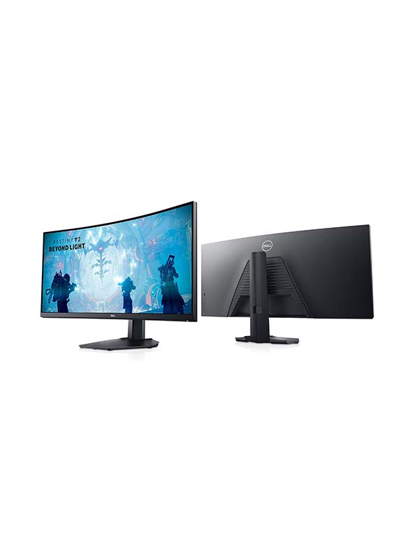 Dell S3422DWG 34inch Curved Monitor, WQHD (3440 x 1440), 144Hz Refresh Rate, Anti Glare Screen, Height Adjustment, Black with 3 Years Warranty | S3422DWG