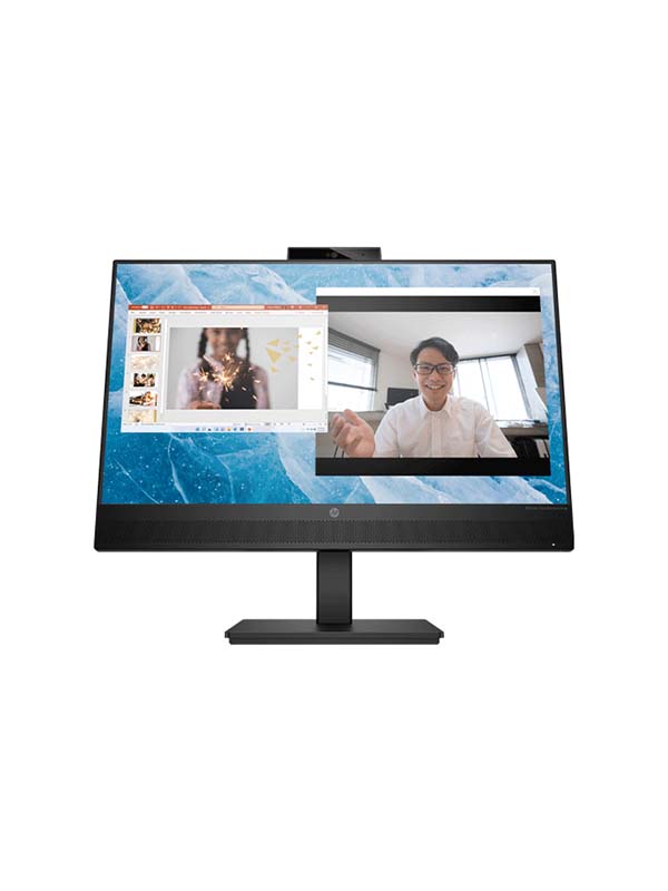 HP M24M 23. 8 Inch FHD Monitor, Resolution 1920 x 1080, 75 Hz Refresh Rate, 16:9 Aspect Ratio, Anti-glare, Low blue light mode, Height adjustable, Black with Warranty | 678U5AA