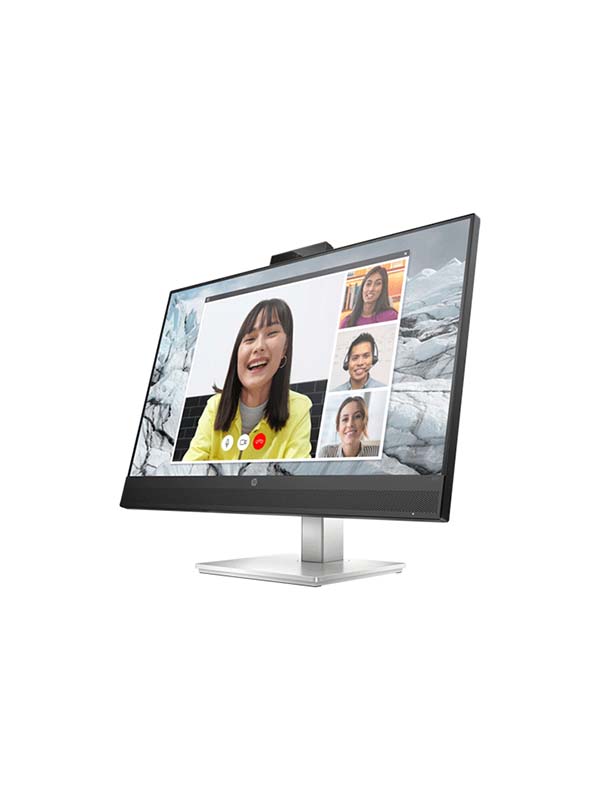 HP M27 27 Inch FHD Webcam Monitor, Resolution 1920 x 1080, 75 Hz Refresh Rate, 16: 9 Aspect Ratio, Anti-glare, Height adjustable, Black with Warranty | 459J9AS