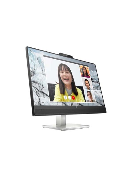 HP M27 27 Inch FHD Webcam Monitor, Resolution 1920 x 1080, 75 Hz Refresh Rate, 16: 9 Aspect Ratio, Anti-glare, Height adjustable, Black with Warranty | 459J9AS