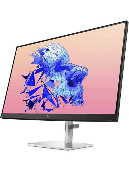 HP U32 4K Monitor, 31.5inch HDR Monitor, Color Preset, Fully Adjustable Height, 60Hz Display, HDMI, DP, USB-C, Silver with Warranty | LED HP 4K U32 