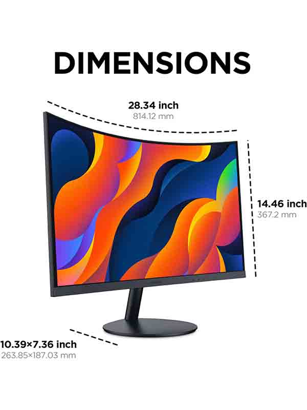 KOORUI 27 Inch Business Computer Monitor, FHD 1080p 75hz Desktop Monitor,  Ultra Thin Eye Care Bezel HDMI VGA Ports LED Monitor for PC, Black