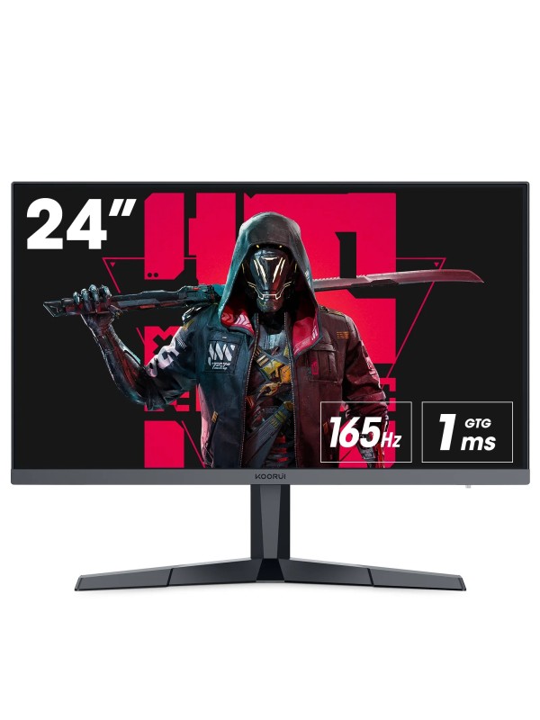 KOORUI 27-inch Curved Computer Monitor- Full HD 1080P 75Hz Gaming Monitor  1800R LED Monitor HDMI VGA, Tilt Adjustment, Eye Care, Black 27N5C