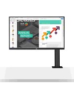 LG 27QN880-B 27" Ergo IPS QHD (2560x1440) Monitor with HDR 10 Compatibility and USB Type-C, Black | 27QN880-B