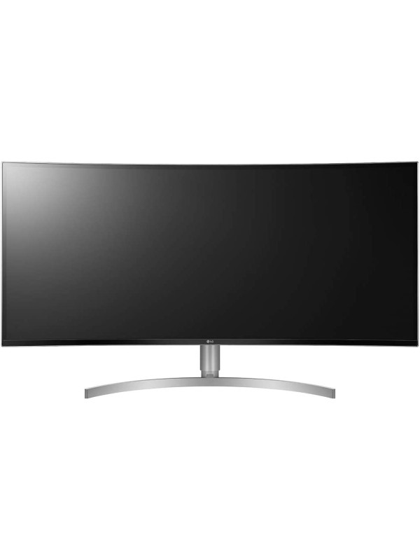 LG 38 inch Curved UltraWide Monitor WQHD+ 21:9 with HDR 10, Rich Bass, 3-Side Virtually Borderless Design, USB Type-C, OnScreen Control, Black & White - 38WK95C-W