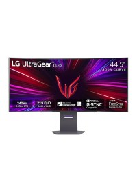 LG 45GS95QE-B, LG Gaming Monitor, 45" WQHD Curved OLED Display, 3440x1440 Resolution, 240Hz Refresh Rate, 0.03ms (GtG) Response Time, AMD FreeSync Premium Pro, HDMI 2.1 Display Port Tilt/Height/Swivel Stand, Black with Warranty | 45GS95QE
