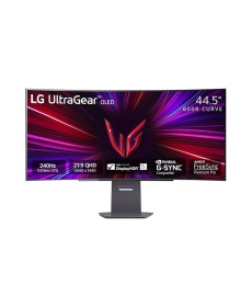 LG 45GS95QE-B, LG Gaming Monitor, 45" WQHD Curved OLED Display, 3440x1440 Resolution, 240Hz Refresh Rate, 0.03ms (GtG) Response Time, AMD FreeSync Premium Pro, HDMI 2.1 Display Port Tilt/Height/Swivel Stand, Black with Warranty | 45GS95QE