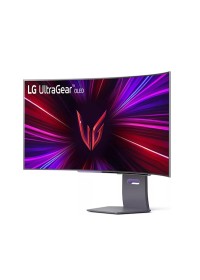 LG 45GS95QE-B, LG Gaming Monitor, 45" WQHD Curved OLED Display, 3440x1440 Resolution, 240Hz Refresh Rate, 0.03ms (GtG) Response Time, AMD FreeSync Premium Pro, HDMI 2.1 Display Port Tilt/Height/Swivel Stand, Black with Warranty | 45GS95QE