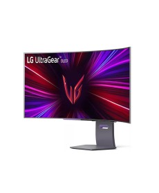LG 45GS95QE-B, LG Gaming Monitor, 45" WQHD Curved OLED Display, 3440x1440 Resolution, 240Hz Refresh Rate, 0.03ms (GtG) Response Time, AMD FreeSync Premium Pro, HDMI 2.1 Display Port Tilt/Height/Swivel Stand, Black with Warranty | 45GS95QE