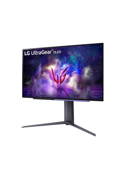 LG ‎27GS95QE, LG Gaming Monitor, 27'' UltraGear™ OLED QHD Monitor, 2560 x 1440 Resolution, 240Hz Refresh Rate, 0.03ms (GtG) Response Time, AMD FreeSync Premium Pro, Black with Warranty | ‎27GS95QE-B