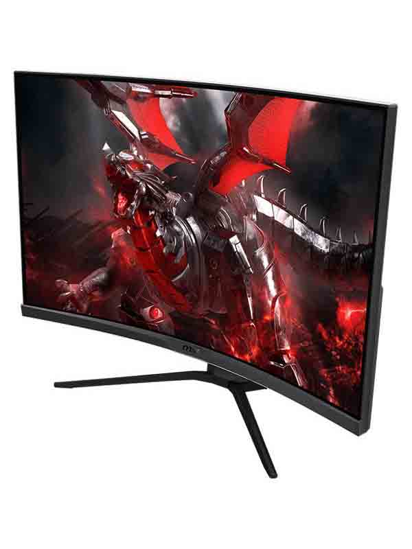 MSI G322CQP 31.5inch WQHD Curved Gaming Monitor, 170Hz Refresh Rate, 1000R 2560 x 1440 VA Panel, 1ms, FreeSync Premium, HDR Ready, Height Adjustable Monitor, Black with Warranty | G322CQP