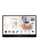 MSI Pro MP161 E2, MSI Monitor, 15.6" FHD IPS 1080p Display, USB Type-C, Mini-HDMI, Built-in Speakers, Portable Monitor, Perfect for PC, Mac, PS5, PS4, Xbox, Mobile, Metal Gray with Warranty | 9S6-3PB70H-047