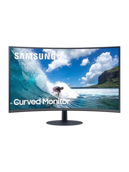 SAMSUNG 1000R Bezel-Less 24 inch FHD (1920 x 1080) Curved Monitor | LC24T550FDMXUE