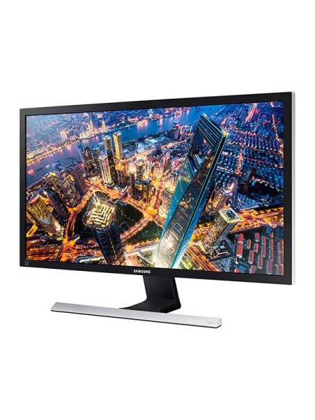 SAMSUNG 28" UE590 UHD Monitor 4K, 3840 X 2160 Resolution (UHD), 60Hz (DP), Sharper Viewing Angle with T-shaped Stand | LU28E590DS