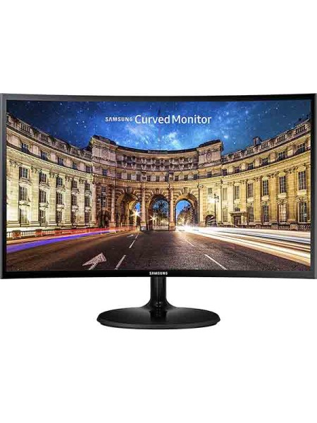 Samsung LC24F390FHNXZA 24 inch Curved LED Gaming Monitor (Super Slim Design), 60Hz Refresh Rate w/AMD FreeSync Game Mode | Samsung Monitor LC24F390