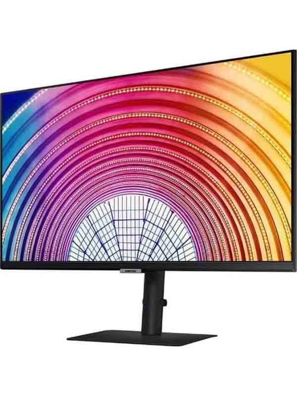 Samsung LS27A600NWM 27inch QHD Flat Monitor IPS Panel 2K Monitor, Anti-glare Matte, HDR10, Black with Warranty | LS27A600NWMXUE