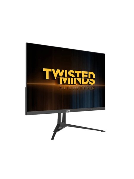 Twisted Minds 22" Flat FHD Gaming Monitor, FHD IPS Monitor, 1920 x 1080 Resolution, 100Hz Refresh Rate, 1ms, Speaker, HDMI 1.4 / VGA / Audio / DC, Black with Warranty | TM22FHD100IPS