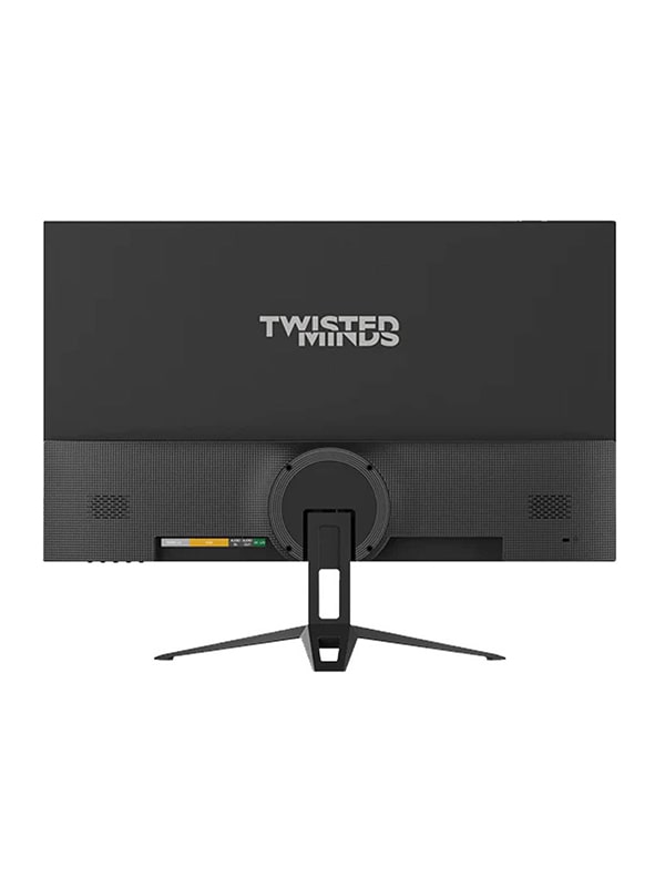 Twisted Minds 24" Flat FHD Gaming Monitor, Twisted Minds Monitors, FHD IPS Monitor, 1920 x 1080 Resolution, 100Hz Refresh Rate, 1ms, Speaker, HDMI 1.4, VGA, Audio, DC, Black  with Warranty | TM24FHD100IPS