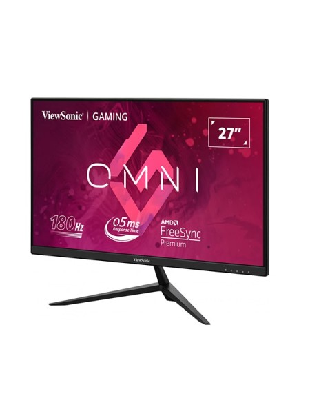 Viewsonic VX2728, Viewsonic Gaming Monitor, 27” 180Hz Fast IPS Gaming Monitor,  FHD LED Flat Monitor, 1920 x 1080 Resolution, 180Hz Refresh Rate, 0.5ms Response Time, 16:9 Aspect Ratio, Blue Light Filter, HDR10, Black with Warranty | VX2728