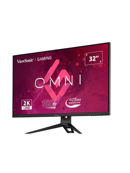 Viewsonic VX3219-2K-PRO-2, Viewsonic Gaming Monitor, 32” 2K 165Hz Gaming Monitor, 2K QHD Monitor, 2560 x 1440 Resolution, 165Hz Refresh Rate, 0.5ms (MPRT) Response Time, AMD FreeSync™ Premium, HDR10, Black with Warranty | VX3219-2K-PRO-2