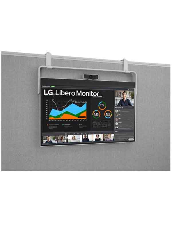 LG 27BQ70QC-S 27 inch QHD Libero 2-Way Stand Monitor, Detachable FHD Webcam, IPS Matte, HDR/sRGB, 99%/USB Type-C HDMI/FreeSync/Webcam, Speaker, Microphone, Black with Warranty | LG 27BQ70QC Libero