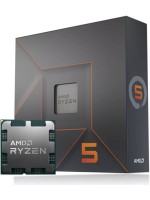 AMD Ryzen 5 7600X Desktop Processors, Socket AM5 CPU, 6 Cores 4.7GHz up to 5.3GHz, 128GB Max Memory, 12 threads, 38MB Cache, 2 Channels - 100000593WOF - AMD 7600X