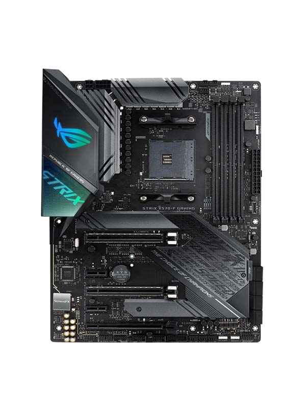 ASUS ROG Strix X570-F Gaming, AMD X570 ATX gaming motherboard with PCIe 4.0, dual M.2 with heatsinks, SATA 6Gb/s and Aura Sync RGB lighting | 90MB1160-M0EAY0
