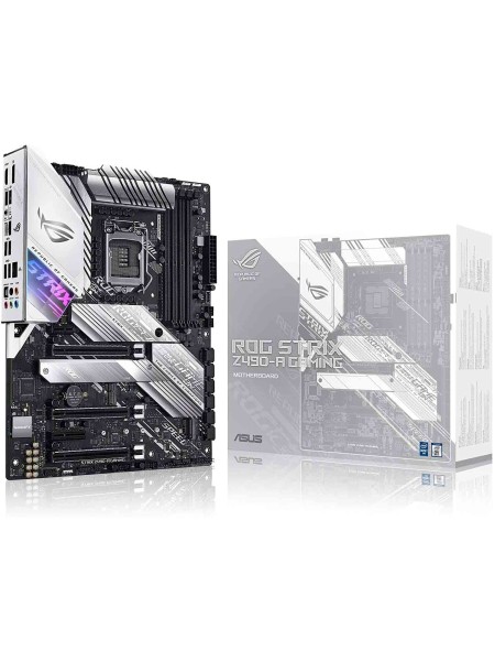ASUS ROG Strix Z490-A Gaming Z490 LGA 1200(Intel® 10th Gen) ATX White Scheme Gaming Motherboard 