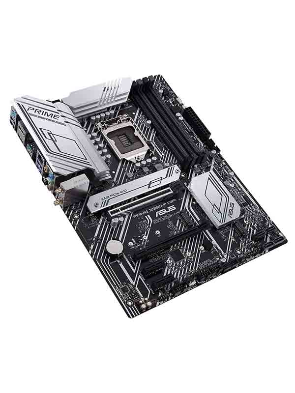 Asus Prime Z590-P WIFI - Intel Z590 Chipset, Intel 1200, Max. 128GB, 4x DDR4 DIMM, PCIe 4.0, 1x HDMI 2.0b, 1x DisplayPort 1.4a, ATX Gaming Motherboard