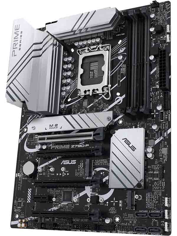 Asus Prime Z790-P ATX Motherboard, Socket Intel LGA1700, Z790 Chipset, PCIe 5.0, 128GB DDR5 Max Memory, 3x M.2 Slots, Realtek 2.5Gb Ethernet, Aura Sync, 4x SATA 6Gb/s, HDMI / DP |  Asus Motherboard 90MB1CK0-M0EAY0