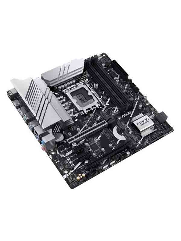 Asus Prime Z790M-PLUS D4 ATX Motherboard, Socket Intel LGA1700, Z790 Chipset, PCIe 5.0, 128GB DDR4 Max Memory, 3x M.2 Slots, Intel 1Gb Ethernet, Thunderbolt USB4 Support, Aura Sync | Asus Motherboard 90MB1D20-M0EAY0